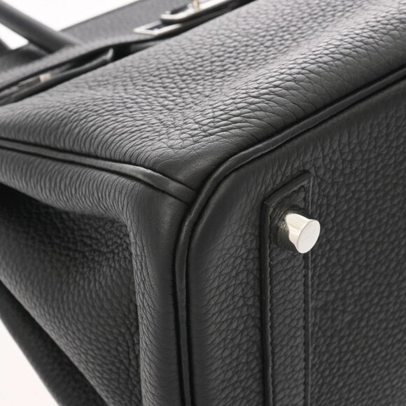 HERMES Birkin 30 Black/Noir hand bag 802000160109000 - Picture 6 of 10